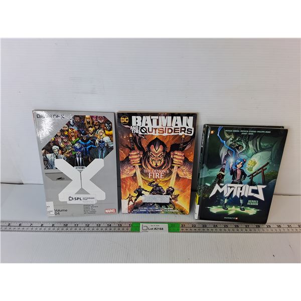Dawn of X, Batman and the Outsiders, The Mythics Graphic Novels