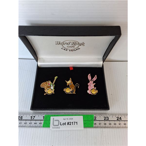 Hard Rock Cafe Pins & Case