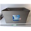 Image 1 : Plastic Storage Tote- As Is & Lego Duplo Building Blocks - PICK UP ONLY