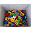 Image 3 : Plastic Storage Tote- As Is & Lego Duplo Building Blocks - PICK UP ONLY