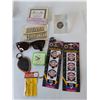 Image 2 : (4) Drawstring Bags, Eagle Style Belt Buckle, Century Saskatoon Coin Paperweight, Misc.