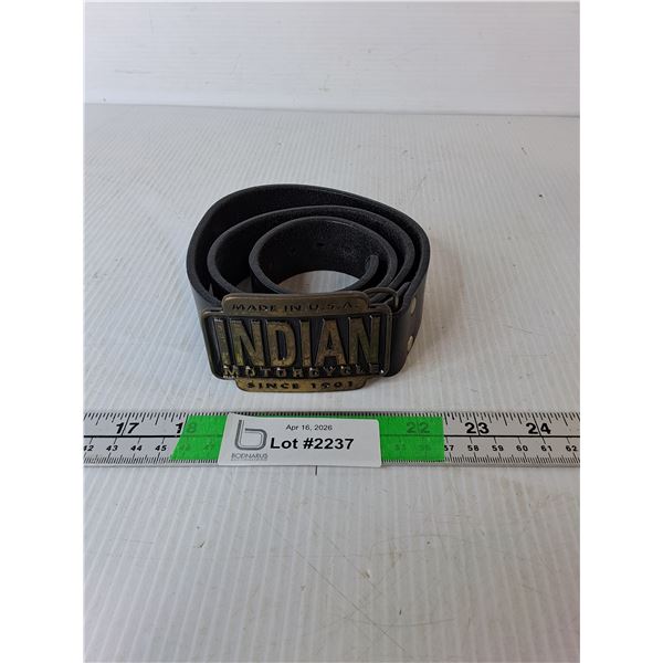 Indian Motorcycles Belt 40" & Belt Buckle