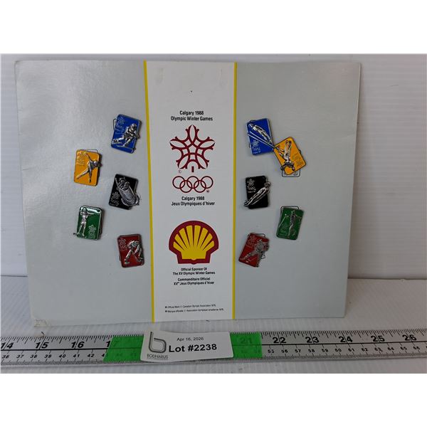 Calgary 1988 Olympic Winter Game Pins