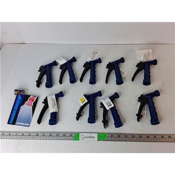 (9) Plastic 5 1/2" Plastic Trigger Nozzles
