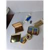 Image 3 : Co-op Ceramic Salt & Pepper Shakers, Nail Kit, Barware Set, Misc.