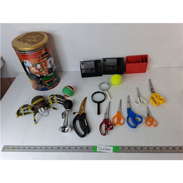 Scissors, Magnifying Glasses, Bike Bell, Misc.
