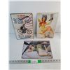 Image 1 : (3) Fantasy Metal Signs 11.75" x 7.75"