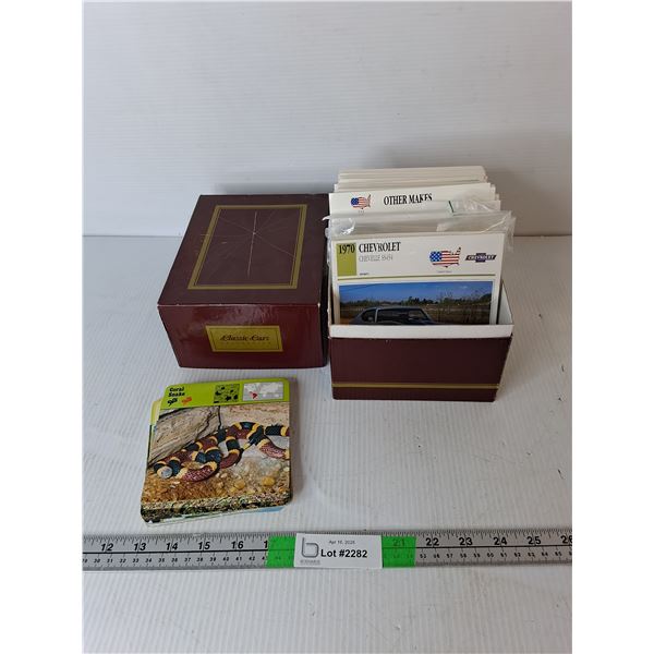 Classic Cars, Fighter Jets & Animal Identification Cards