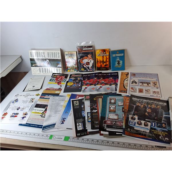 Mostly Book Lot- Hotdogs, Heroes & Hooligans, A Book of Disasters, The Greatest Football Players, Mi