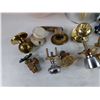 Image 3 : Napkin Rings, Door Knobs, Tupperware Bowl w/Lid, Valve, Misc