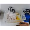 Image 2 : Vans Sneakers - Size 4.5, Halloween Mask, Paper Bumblebee, Hat, Plastic Container, Misc -PICK UP
