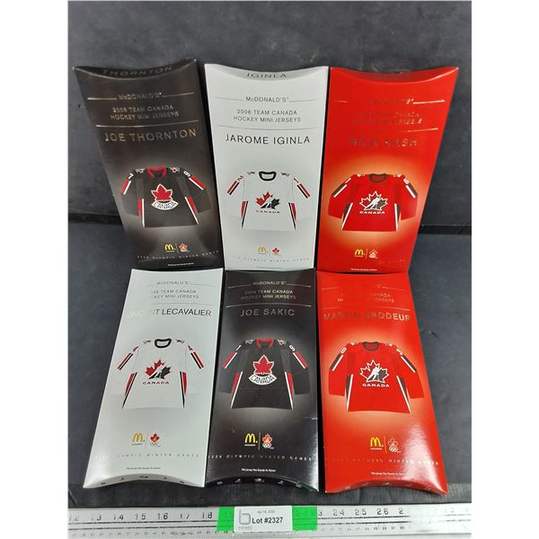 2006 McDonald's Team Canada Hockey Mini Jerseys