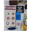 Image 2 : Assorted Lapel Pins, Belt Buckle, Key Chains, Design o Marx, Shoe Brushes, Misc