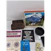 Image 3 : Assorted Lapel Pins, Belt Buckle, Key Chains, Design o Marx, Shoe Brushes, Misc