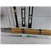 Image 4 : (2) Levels, Metal Brackets, Wooden Baseball Bat- PICK UP ONLY