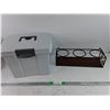 Image 1 : Hanging Plant Pot Rack, Plastic Box 13" x 11" x 11"