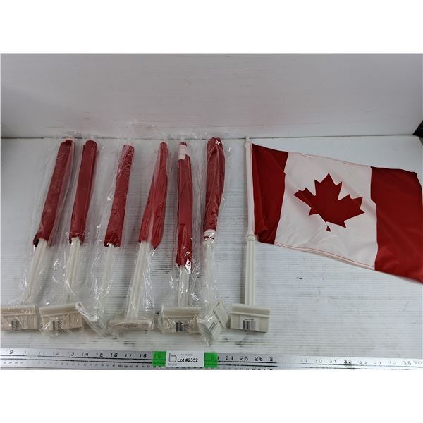 (7) Canadian Flags