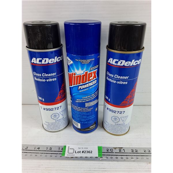 AcDelco Glass Cleaner & Windex Sprays - CANNOT SHIP