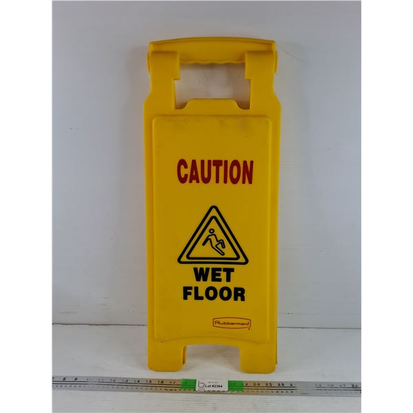 Rubbermaid Caution Wet Floor Sign - PICK UP