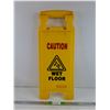 Image 1 : Rubbermaid Caution Wet Floor Sign - PICK UP