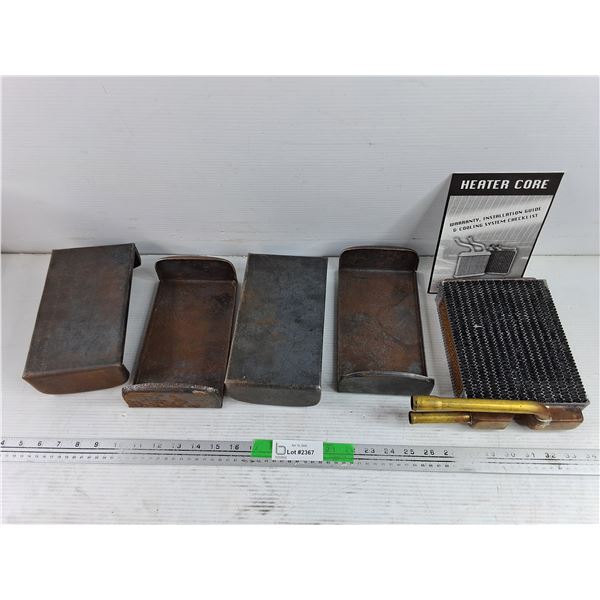 Spectra Premium Heater Core 94623, (4) Metal Brackets