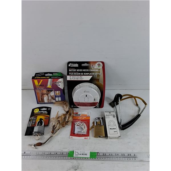 Master Locks, Dorman Turn Signal Cam, Sling Shot, Smoke Alarm, Misc