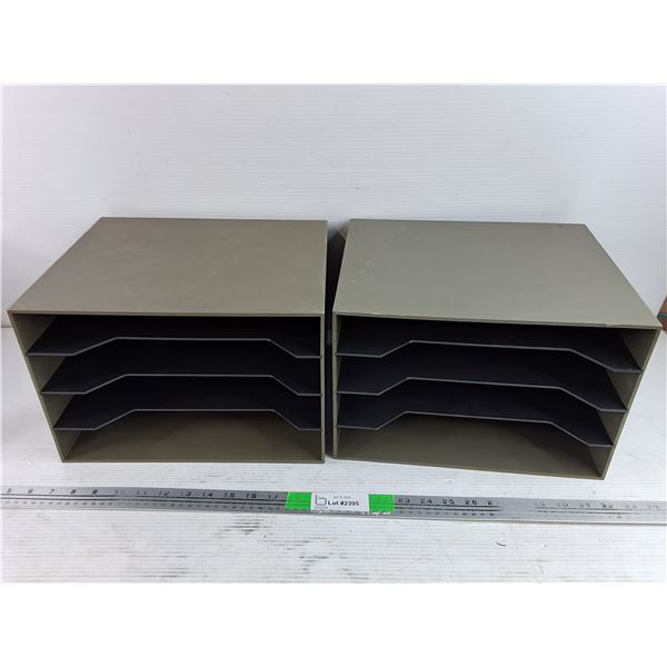(2) File Organizers 13" x 10" x 9" - PICK UP