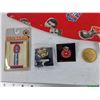 Image 2 : Montreal Canadiens Tokens, Carabiner, Lapel Pins, Key Chain, Sleeping Hat