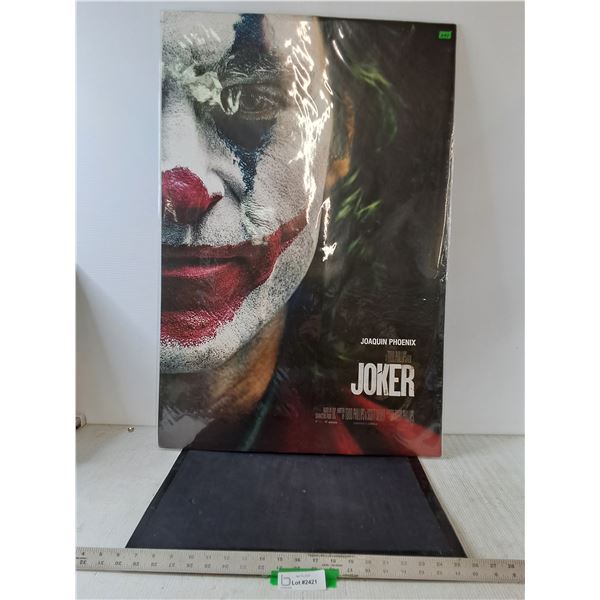 JOKER "Half Face" 2019 Movie Poster - 36x24 Inches - PICK UP ONLY