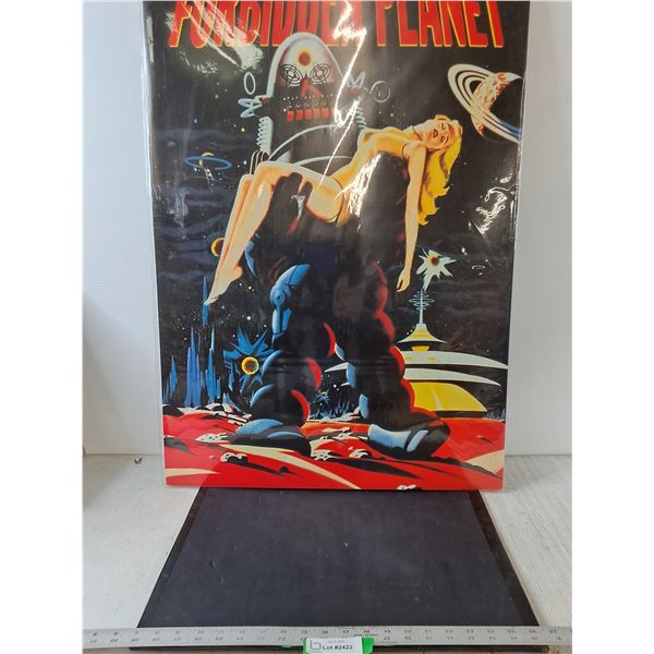 "FORBIDDEN PLANET" - 1956 Movie Poster -36x24 inches - PICK UP ONLY