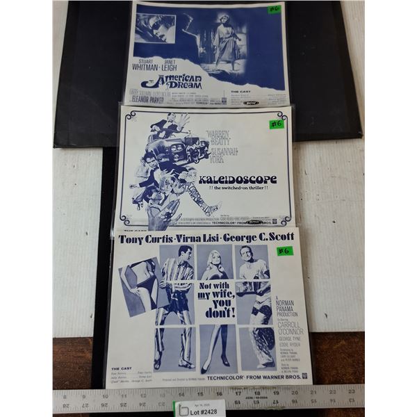 1966 Movie synopsis Sheets - 8 1/2"×11"