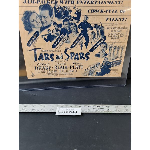 Vogue Theatre - "Tars and Spars" 1947 Playbill