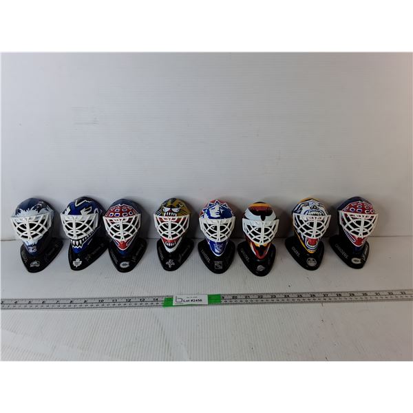 (8) NHL Model Plastic Helmets