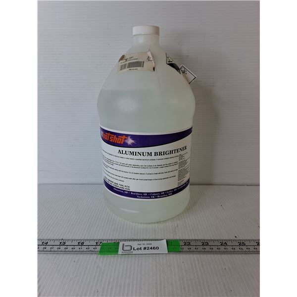 Bottle of Hot Shot Aluminum Brightener- 3/4 Full, Cannot Ship
