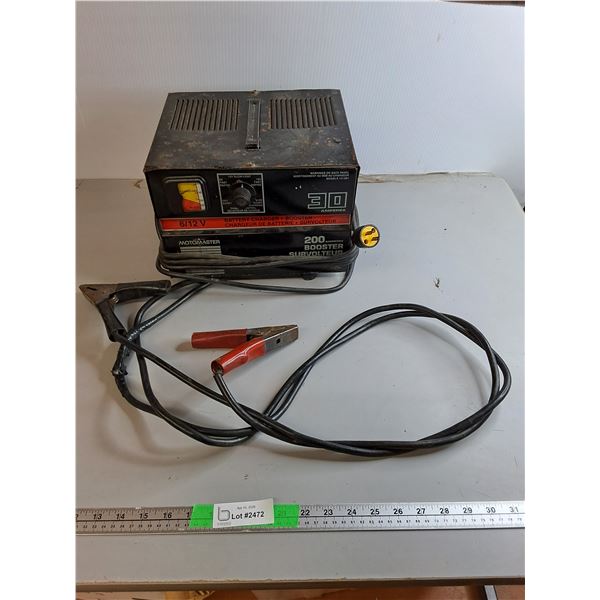 Motomaster Battery Charger/Booster- Powers On, Cannot Ship