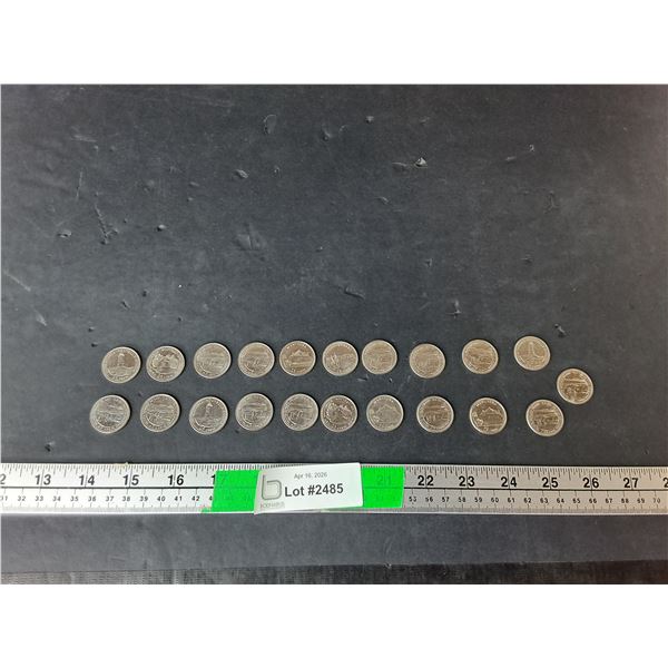 Canadian 125th Anniversary Provincial Quarters
