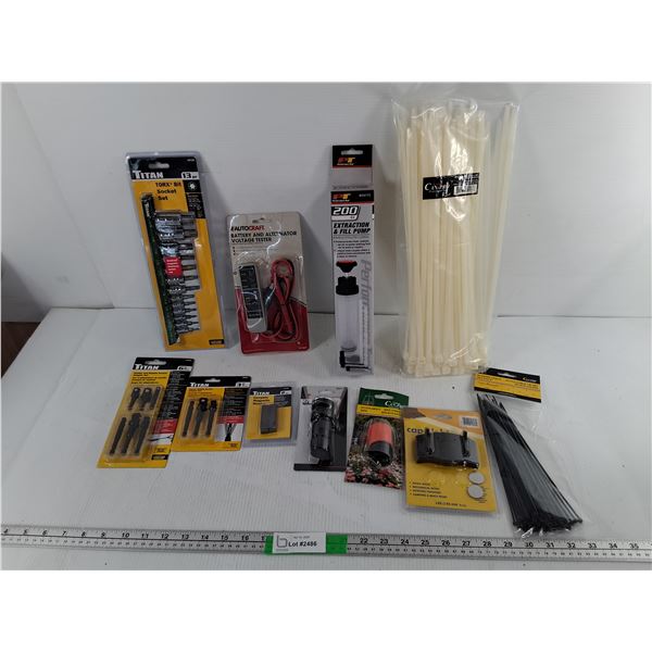 Extraction & Fill Pump, Wobble Socket Adapter Sets, Torx Bit Socket Set, Misc.