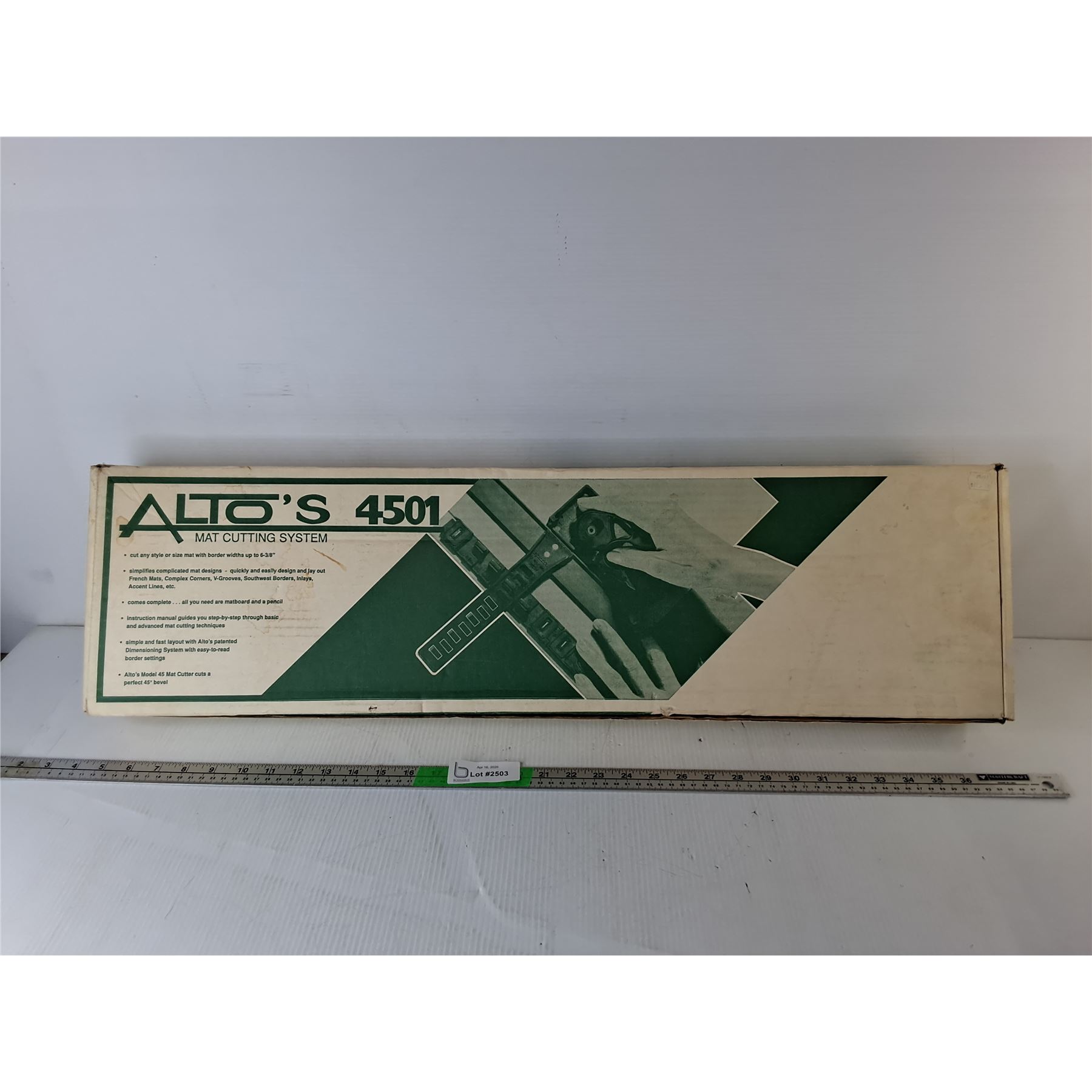 Alto's 4501 Mat Cutting System- Cannot Ship - Bodnarus Auctioneering