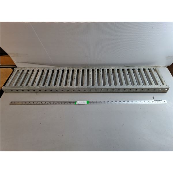 Galvanized Metal Ramp 43.25" x 9"- Cannot Ship
