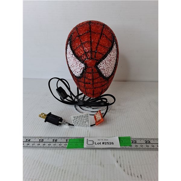 Spiderman Lamp 7.5"- Powers On