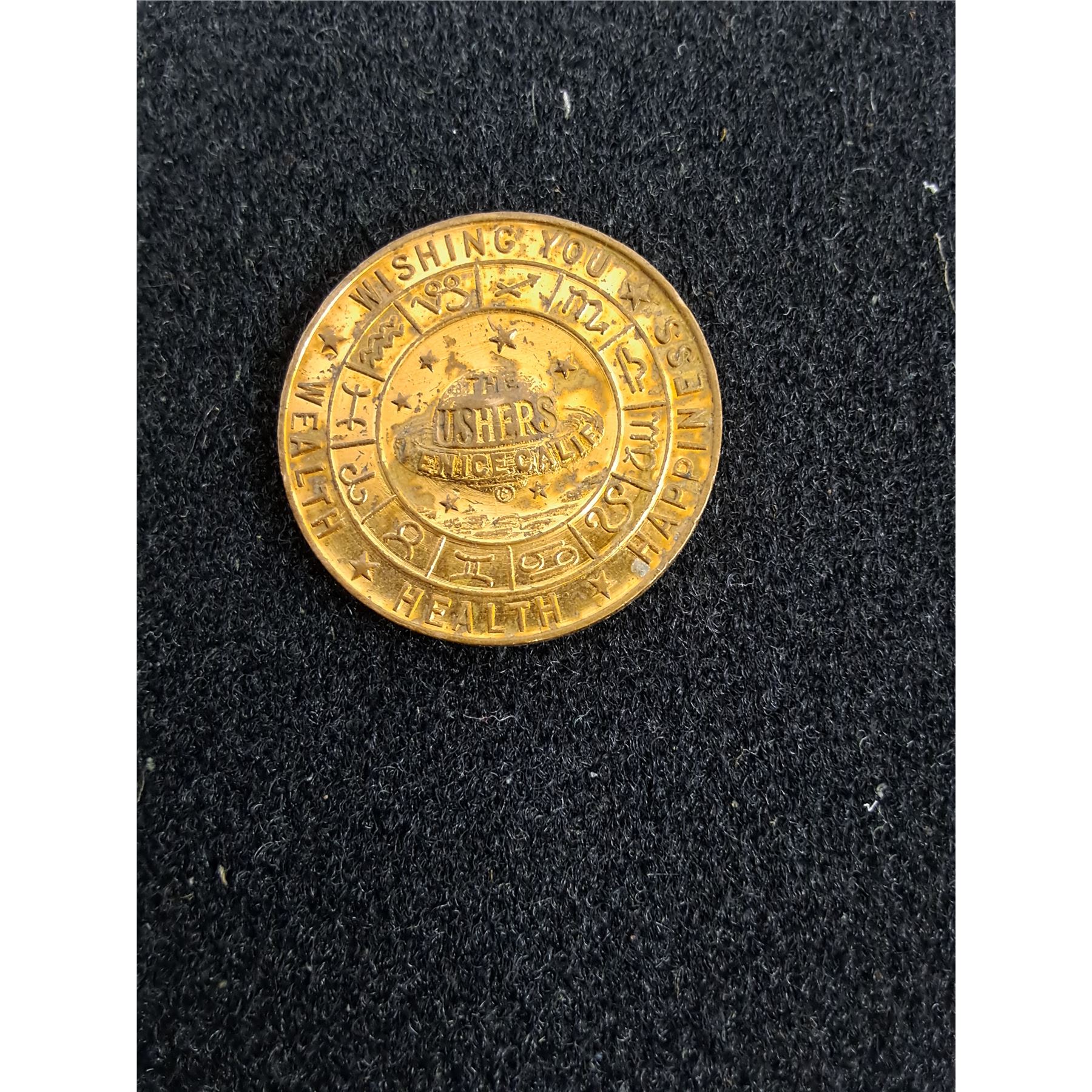 Vintage LEO Zodiac Good Luck Coin,Locket and WW II US Army Flying ...