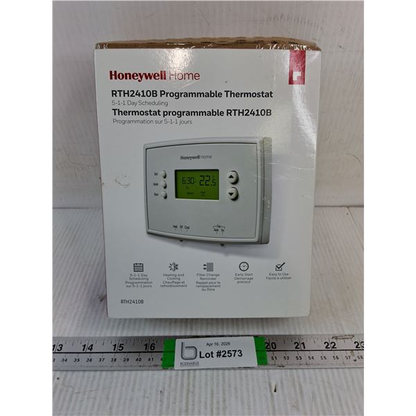 Honeywell Home Programmable Thermostat-sealed-appears new