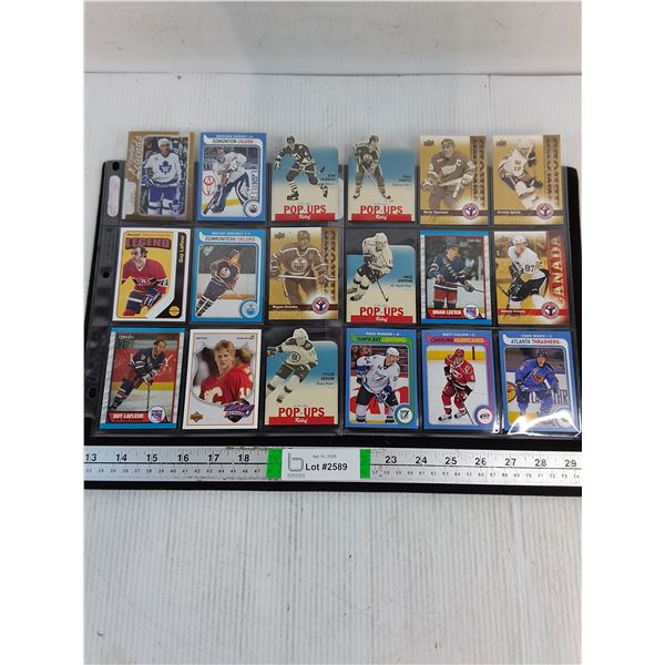 (2) Sleeves of Assorted Hockey Cards-cannot authenticate