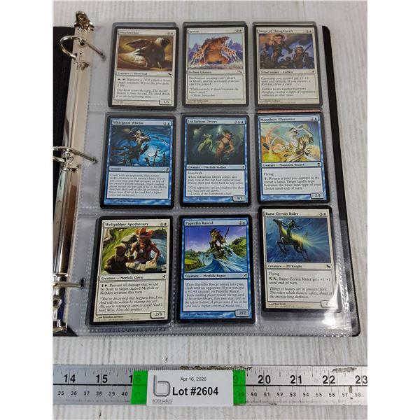 Binder of (6) Sleeves of "Magic:The Gathering" Cards-cannot authenticate-not all are pictured