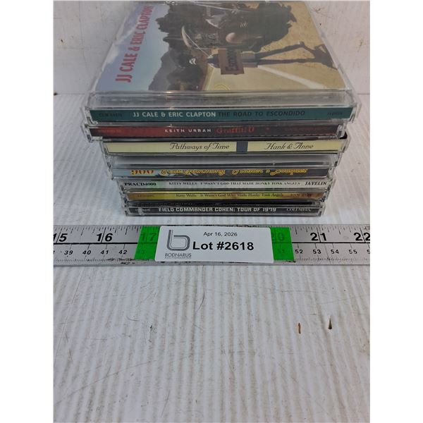 (8) Music CD's-Various Artists