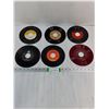 Image 1 : (6) 45's Records-Various Artists-as is