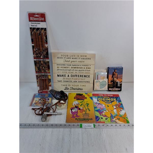 BBQ Skewers,Wall Hanger,Precious Moments,(2) Duck Trinket Boxes and more as pictured
