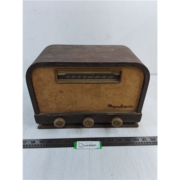 Vintage Rogers-Majestic Tube Radio - Untested, As is
