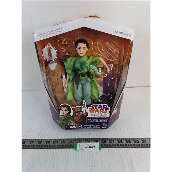 NIB Hasbro Star Wars "Princess Leia Organa" Action Doll - Some Box Damage
