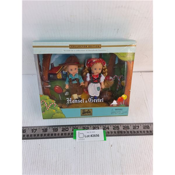 NIB Barbie Collectibles "Hansel & Gretel" Action Dolls